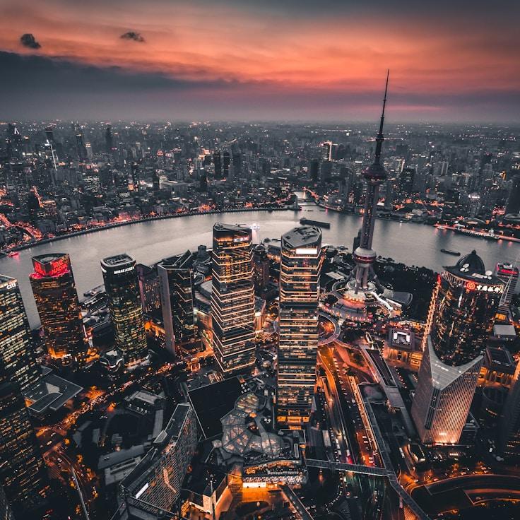 City skyline in Portland, United States